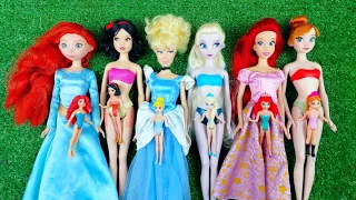 ASMR 5 MYSTERY SURPRISES Disney Princess Miniature Dolls Satisfying Unboxing NO Talking Video DIY