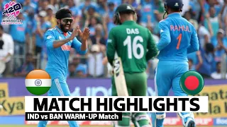 India vs Bangladesh T20 World Cup 2024 Warm-up Highlights | IND vs BAN 2024 | IND vs BAN Highlights