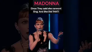 MADONNA: They Said She Cannot Sing and She Did THAT at the Academy Awards! #shorts #oscars