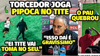 TORCEDOR TENTA AGREDlR TITE APÓS VEXAME DO FLAMENG0 E TREINADOR É XlNGADO APÓS DERROTA E SE IRRITA