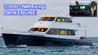 3,000 NM Range 21 Knots Top Speed! | €9 Million GRAND BANKS 85!