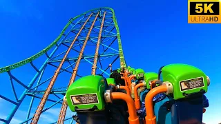 Kingda Ka POV 5K Back Row World’s TALLEST Roller Coaster Six Flags Great Adventure Jackson, NJ