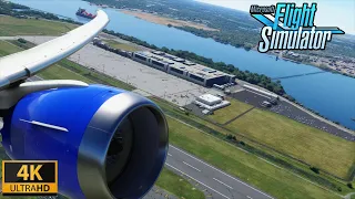 (4K) United 787-10 Take-off from Philadelphia | Microsoft Flight Simulator 2020 | ULTRA REALISM