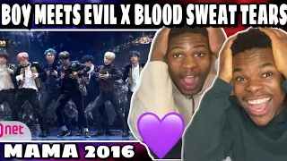 SO UNREAL!!! BTS (방탄소년단) 'Boy Meets Evil' & 'Blood Sweat and Tears & Fire' MAMA Performance Reaction