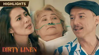 Feliz stops Ador from talking to Donya Cielo about her inheritance | Dirty Linen (w/ English Subs)