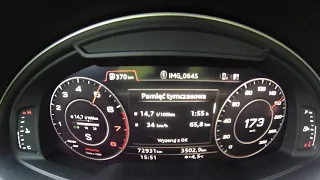 Audi Q7 4M 3.0 TFSI 333 PS acceleration 0-200 km/h