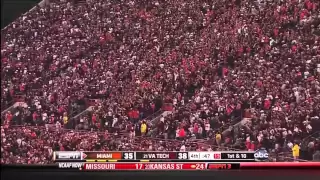 Virginia Tech Hokies vs. Miami Hurricanes : Final 6 Minutes (10-8-2011)