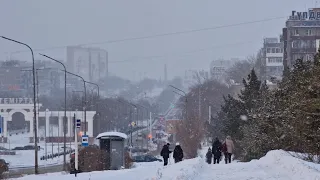 Виды города Темиртау. Зима.