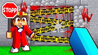 BETRETE NIEMALS diese GEHEIME TÜR in MINECRAFT! (100% GEFÄHRLICH)