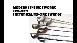 Modern Olympic Fencing Swords VS Antique Fencing Swords