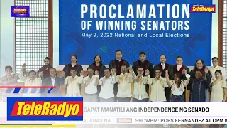 Mga senador iginiit na dapat manatili ang independence ng Senado | TELERADYO BALITA (20 May 2022)