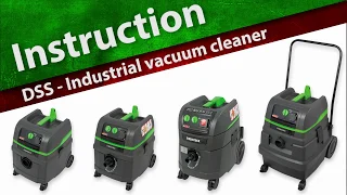 INSTRUCTION: DSS – Industrial vacuum cleaner