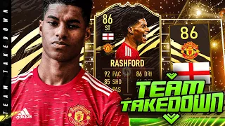 86 IF Striker Marcus Rashford Team Takedown vs @AJ3 !!!