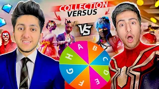 As Gaming Vs As Rana Colour Wheel Spin Bundle Battle Collection 😂 Funny Collection Versus