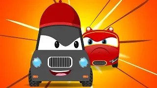 Red SuperCar Baby Rikki Chase Thief Car | Kids Cartoon Rhymes & Songs