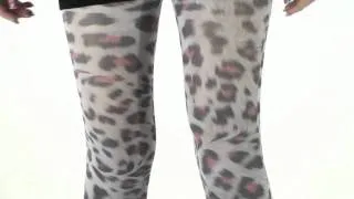 UK Tights - Tiffany Quinn Leopard Swirl Tights