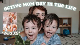 Active TWIN MOM Day In The Life *Chaotic is an understatement*