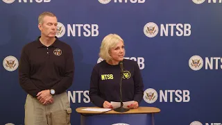 NTSB Member Jennifer Homendy B-17 Bradley International Airport Media Brief 2