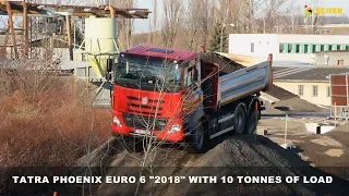 Nová TATRA EURO 6, 6x6.2 se zátěží 10 tun na technicko-terénním polygonu!