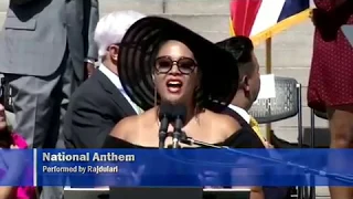 Rajdulari 'Star Spangled Banner' at the 2019 Denver Mayor & City Council's Inauguration