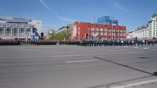 Военный Парад 9 мая 2015 года в Новосибирске (Полная Версия)