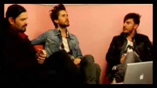 30 Seconds to Mars Exclusive VideoChat from The Hive on LiveStram 08.12.2009 (Part 5)