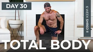 Day 30: 30 Min DUMBBELL CIRCUITS Full Body Workout // Build + Burn // 6WS2