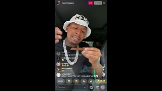 MONEYBAGG YO WENT ON LIVE STREAM.