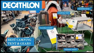 BEST CAMPING GEARS | CAMPING TENTS 🏕️ | FOLDABLE CHAIR | SLEEPING BAGS | MATTRESSES | #decathlon