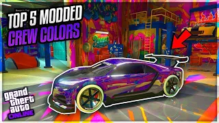 TOP 5 3D CHROME PAINTJOBS IN GTA 5 ONLINE | BEST MODDED COLOR PAINTJOBS IN 2023!