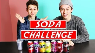 SODA CHALLENGE!! / УГАДАЙ ГАЗИРОВКУ С БРАЙН МАПС !