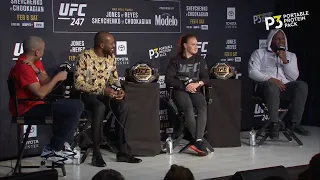 Пресс-конференция перед UFC 247