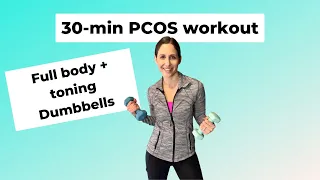 PCOS full body workout (25 min dumbbells)