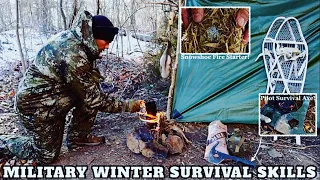 Military Winter Survival Kit and Skills!