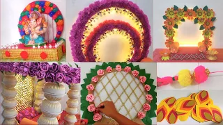 15 Ganpati Decoration Ideas | Eco Friendly Decoration for Ganpati at Home, Navratri, decoration Idea