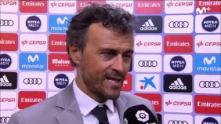 Luis Enrique:  "Messi es el mejor de todos los tiempos"