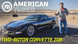 Flame-Spitting Two-Rotor-Swapped Corvette Z06 | Top Gear American Tuned