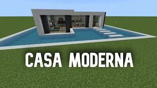 COMO FAZER UM CASA MODERNA NO MINECRAFT