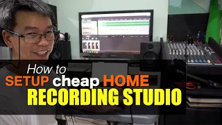 PAANO MAG SETUP NG MURANG HOME RECORDING STUDIO #homerecordingstudio