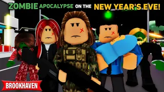 The Zombie Apocalypse!! || Roblox Brookhaven 🏡RP || CoxoSparkle2