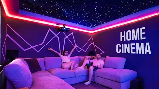 OUR HOME CINEMA ROOM TOUR!