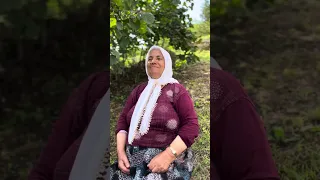 Karadeniz kırsalında bir teyze