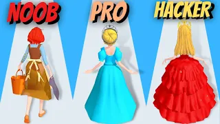 Princess Run 3D! 🥰👸 Noob Vs Pro Vs Hacker Gameplay For Android And iOS