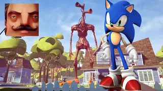 Hello Neighbor - New Neighbor Sonic the Hedgehog History Gameplay Walkthrough