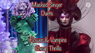 Masked Singer Duets | Flower & Vampire | Cheap Thrills by Sia