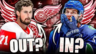 RED WINGS & CANUCKS TRADE RUMOURS: BO HORVAT TO DETROIT? DYLAN LARKIN OUT? NHL Vancouver News Today