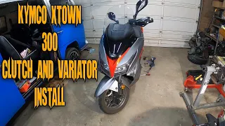 2022 Kymco XTown 300 Clutch and Variator install