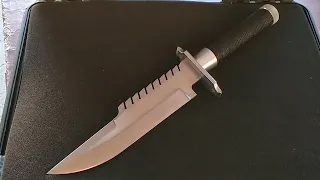 Recreating The Screen Used Knife From The Movie COMMANDO Video 8