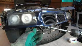 Damaged BMW E36 - How To Remove The Front End