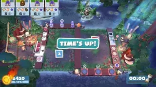 Overcooked 2 Pancakes Camping DLC 1-4 3 star